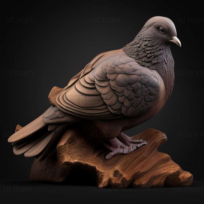 3D model Pigeon (STL)